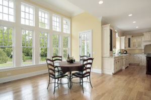 Eating area in new construction home New Windows in Home Dining Room Geo City